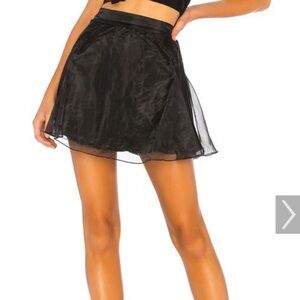 Libby organza mini skirt